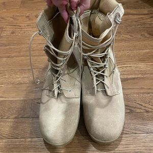 McRae Footwear Tan Boots Army Issued